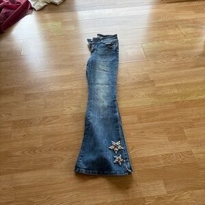 Rodeo Quincy Embellished Star Blue Women's Jeans